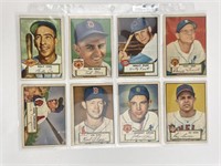 1952 Topps Baseball Cards