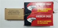 40 rds American Eagle .223 55gr FMJBT and 20 M862