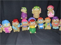 VTG PLAYSKOOL GLOW WORM SET OF 13