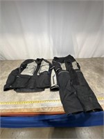 Triumph Motorcycle Jacket and Pants , Dirty, Some