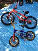 Huffy and Thruster child’s bikes