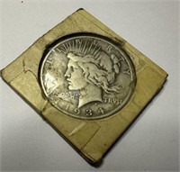 1934-D Peace Liberty Silver Dollar