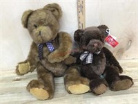 Brown Russ bear and Brown Bearington collection