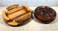 lazy susan & nut bowl