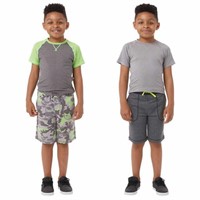 4-Pc 32 Degrees Boy's 5 Set, T-shirts and Short,