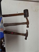 Hammers and mallet lot