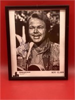 Autographed Roy Clark framed photo Hee Haw