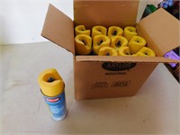 KRYLON Quik-Mark spray paint. 12 cans