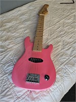 Zeny children's pink electric guitar