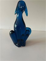 BLUE DOG PAPER WEIGHT 9" TALL