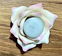 Ceramic Rose Candle Holder