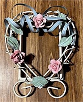 Metal and Ceramic Heart Frame