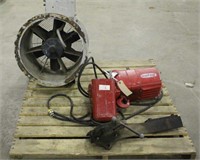 Pipe Clam, Vane Axial Aeration Fan and