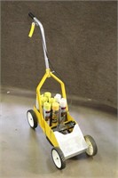 Line Painting Cart With Paint