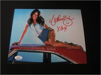 Catherine Bach Signed 8x10 Photo JSA Witnessed