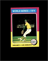 1975 Topps Mini #463 World Series EX to EX-MT+