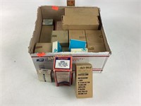Stereo/electronic parts- switches (17 boxes)