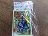 1 pack Marvel cards