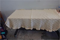Afghan Blanket - Cream