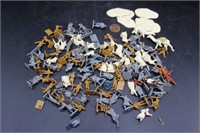 Vintage Miniature Plastic Toy Soldiers