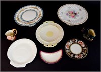 English & Irish Porcelain Grouping