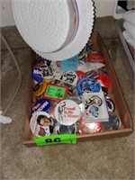 POLITICAL BUTTONS - HAT- MINERS BUTTONS