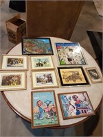 LOT OF VINTAGE WALL DECOR