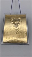 Mel Ott 22kt Gold Baseball Card Danbury Mint