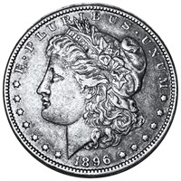 1896 Morgan Silver Dollar ABOUT UNCIRCULATED