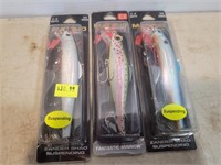 NEW 3 Fishing Lures Marked $10.99 Each