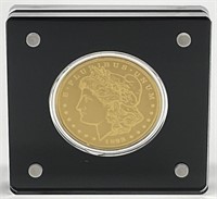 .999 Gold 1893-S Morgan Dollar Tribute Medal
