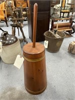 Wood Butter Churn 29"H