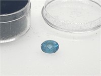 OVAL BLUE TOPAZ