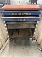 Tool Cabinet on wheels 
Height: 38inch 
Width: