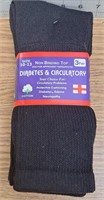 Diabetes &circulatory socks size 10-13