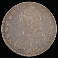 1822 BUST HALF DOLLAR AU/BU