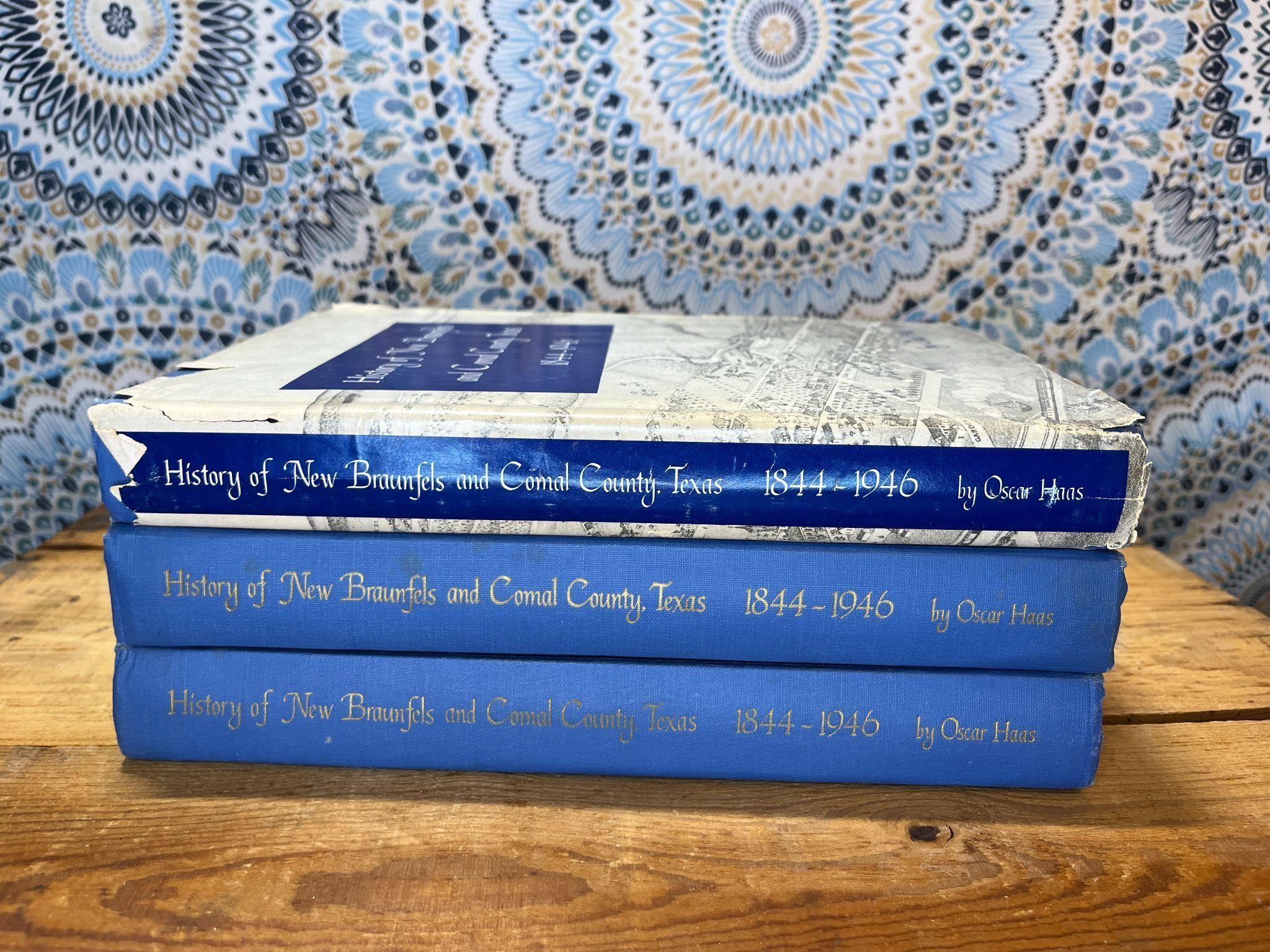 New Braunfels & Comal Co. Genealogy Books Signed