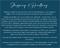 Shipping Information