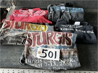 Lot of 5 Vintage Bike Week T-Shirts