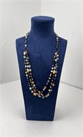 Mid Century Necklace with Glass Beads
