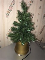 Small fiberoptic Christmas tree