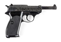 Gun Factory Engraved Walther P38 Semi Auto 9mm