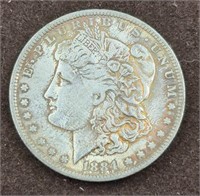 1884-O Morgan Silver Dollar coin