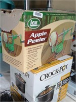 Smal Crock Pot and Apple Pealer