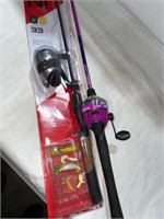 2) ZEBCO - FISHING REELS WITH DAMAGED FISHING