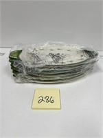 Ceramic New Serving Plate Dishes Winter Berry