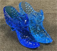 2 - Fenton Glass Slippers