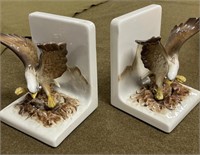 Eagle Ceramic Bookends