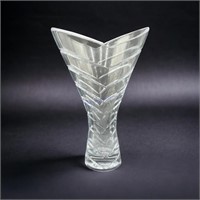 Vintage Signed Nambe Crystal Vase