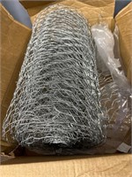 Roll of chicken wire fencing